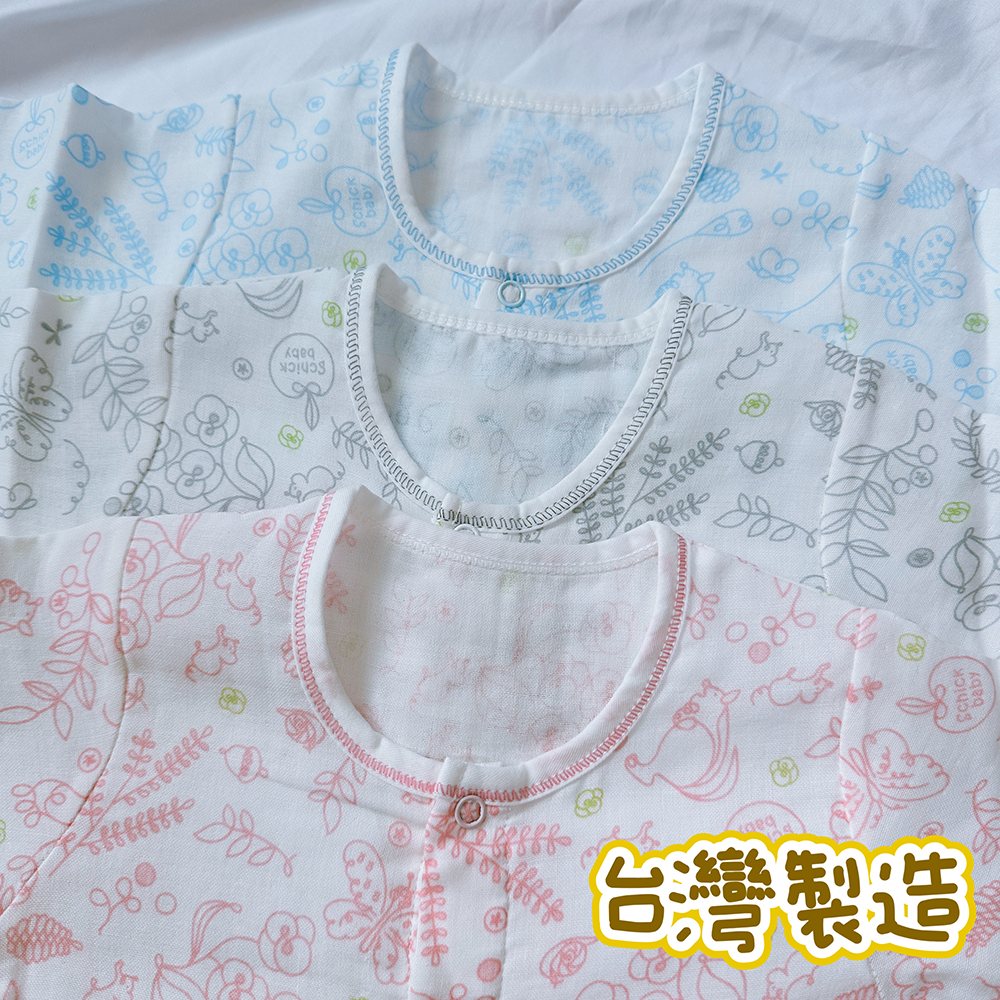 舒適寶貝 長袖兔裝 包屁衣 台灣製 紗布 蝴蝶衣 寶寶兔裝 長袖包屁衣 寶寶包屁衣 長袖包屁衣 長袖兔裝 11816-細節圖2