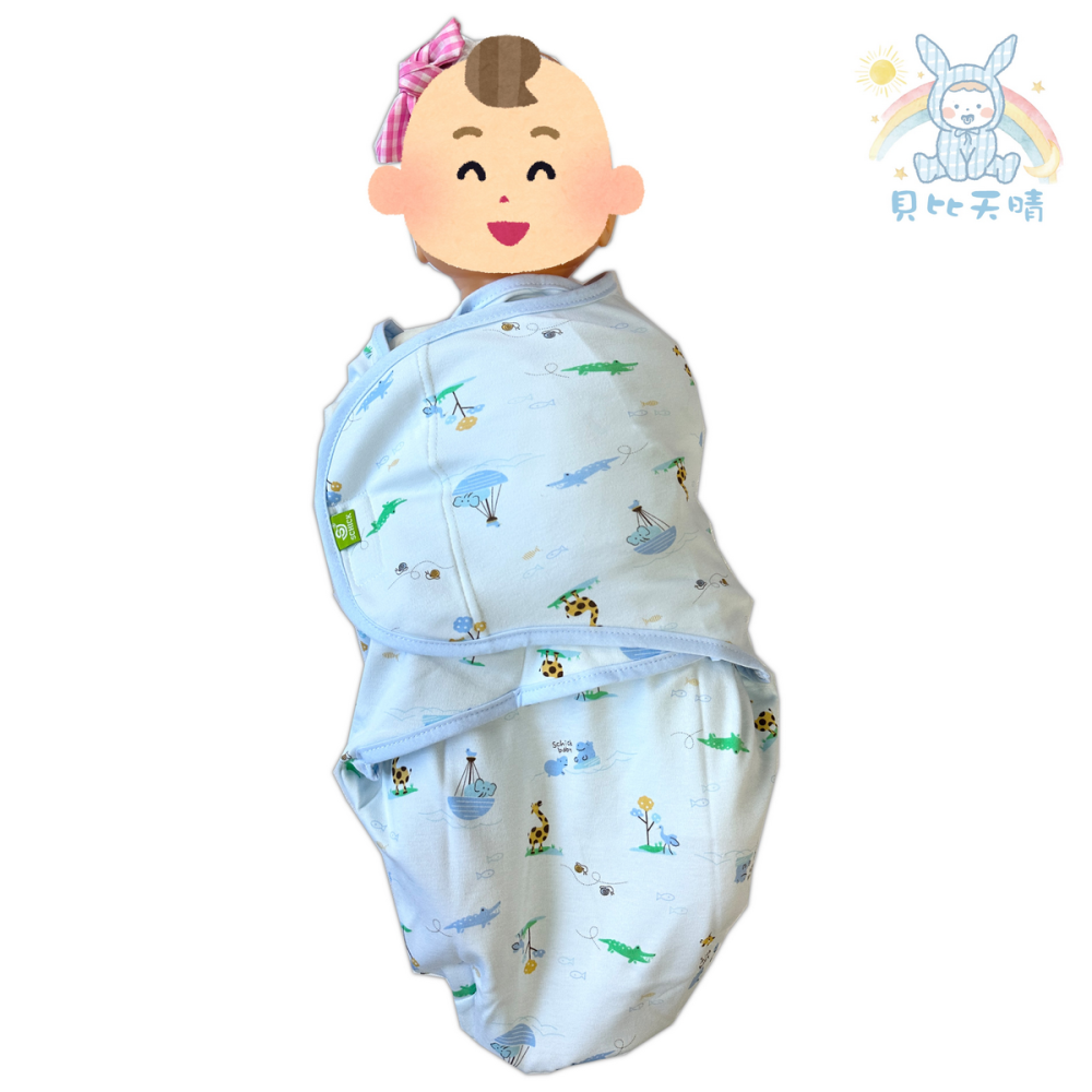 舒適寶貝 💛 懶人包巾 蝴蝶包巾 寶寶睡袋 寶寶包巾 安撫包巾  防驚嚇 睡過夜 台灣製 70316 50316-細節圖7