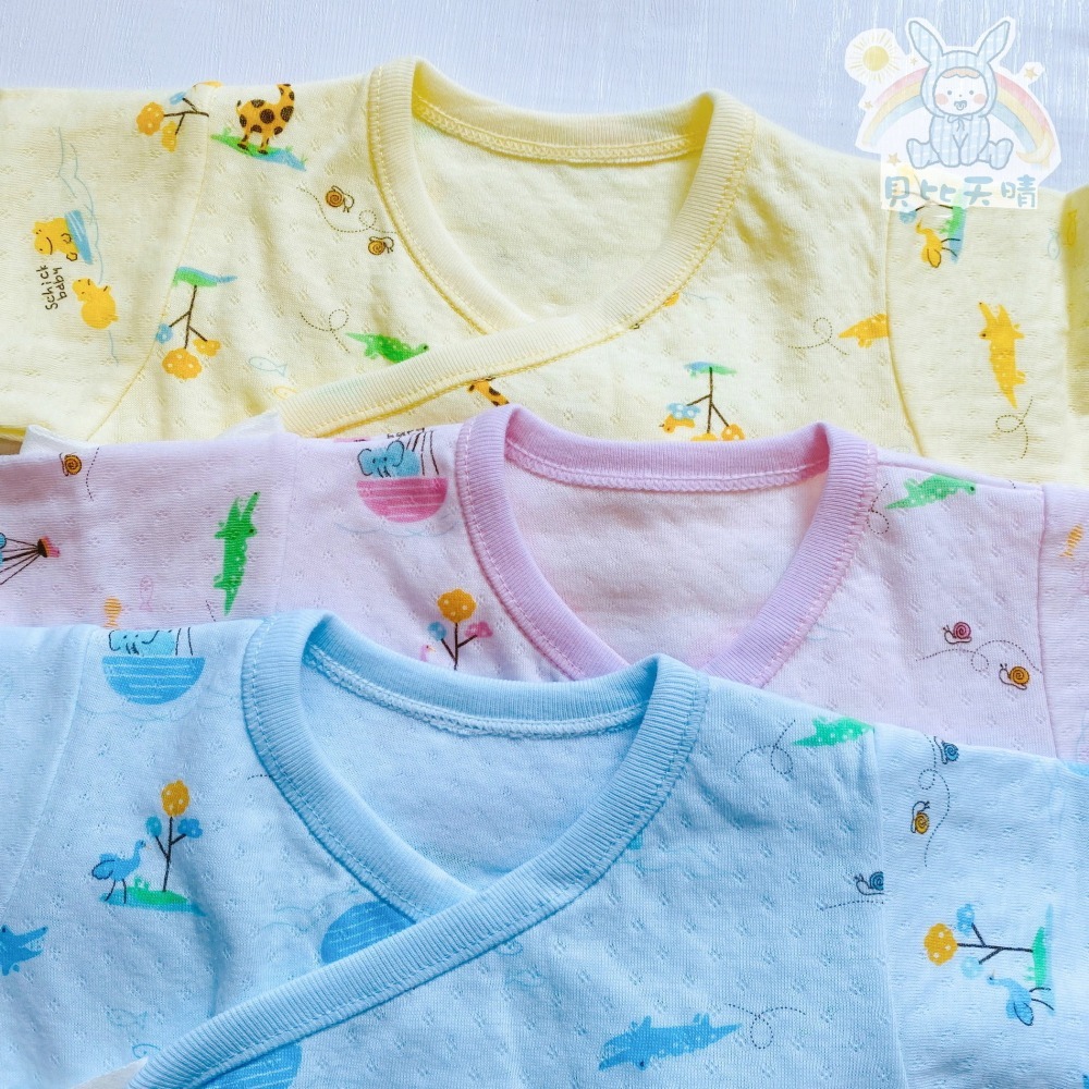 舒適寶貝 💛 中厚棉 綁帶 包屁衣 台灣製 長袖 包袖 包屁衣 純棉 2層棉 保暖舒適 03602-細節圖5