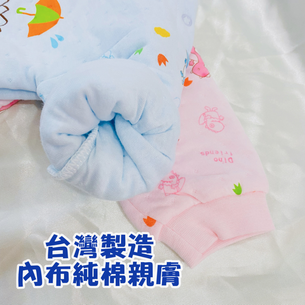 舒適寶貝 💛 暖棉 包屁衣 軟暖棉 連身衣 秋冬包屁衣 冬天包屁衣 厚包屁衣 厚連身衣 保暖包屁衣 62612-細節圖3