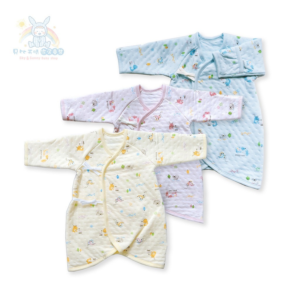 舒適寶貝 💛 暖棉蝴蝶衣 台灣製造 連身衣 純棉 秋冬款 寶寶連身衣 寶寶蝴蝶衣 寶寶包屁衣 蝴蝶衣 12641-細節圖6