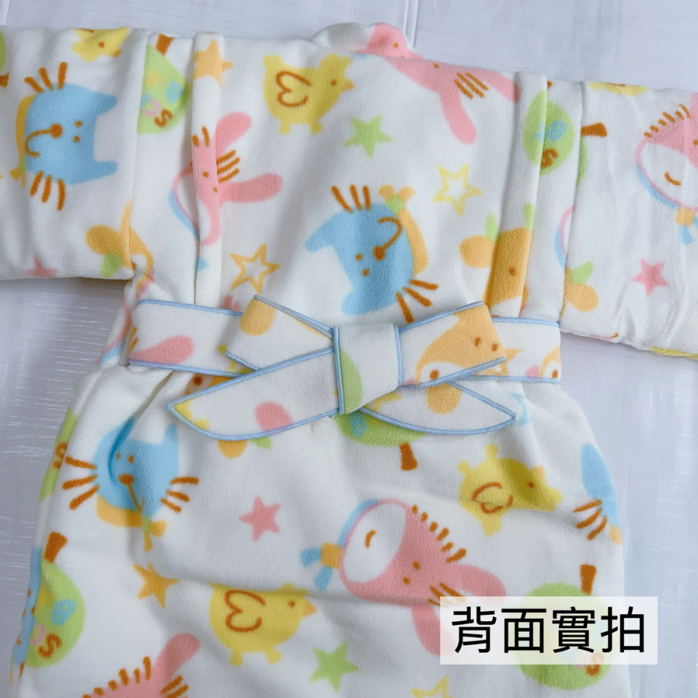 舒適寶貝 💛 純棉 保暖和服 冬天 超暖款 舖棉  防踢被 和服 寶寶睡袍  防踢睡袍 91912 11911-細節圖6