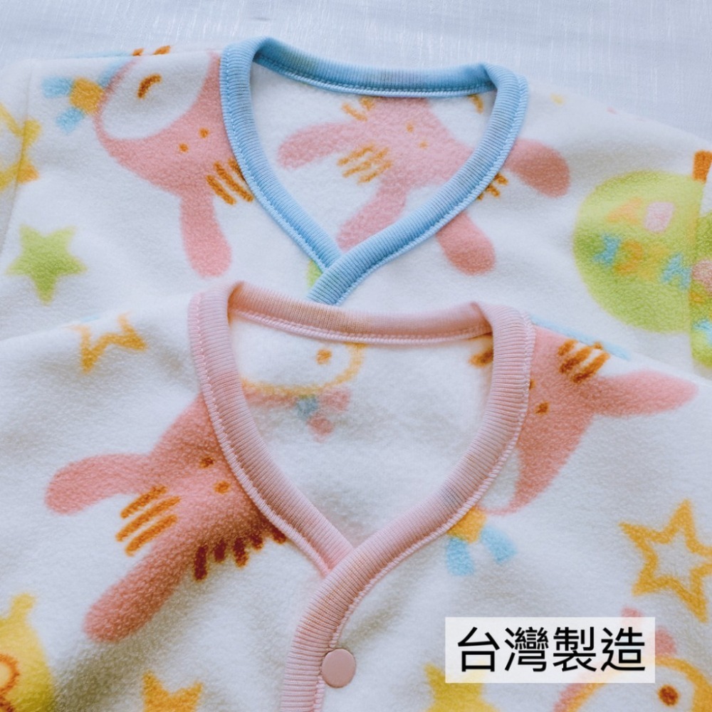 舒適寶貝 💛 兩用長背心 超細纖維 親膚布料 方便穿脫 春秋冬 動物背心 兩層絨布 舒適貼身 厚背心 01011-細節圖3