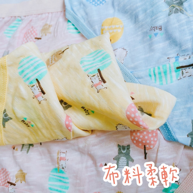 一王美 💈  中大女童 三角褲 繽紛森林動物 國小 內褲 純棉 安全 舒適 3258 台灣製-細節圖4