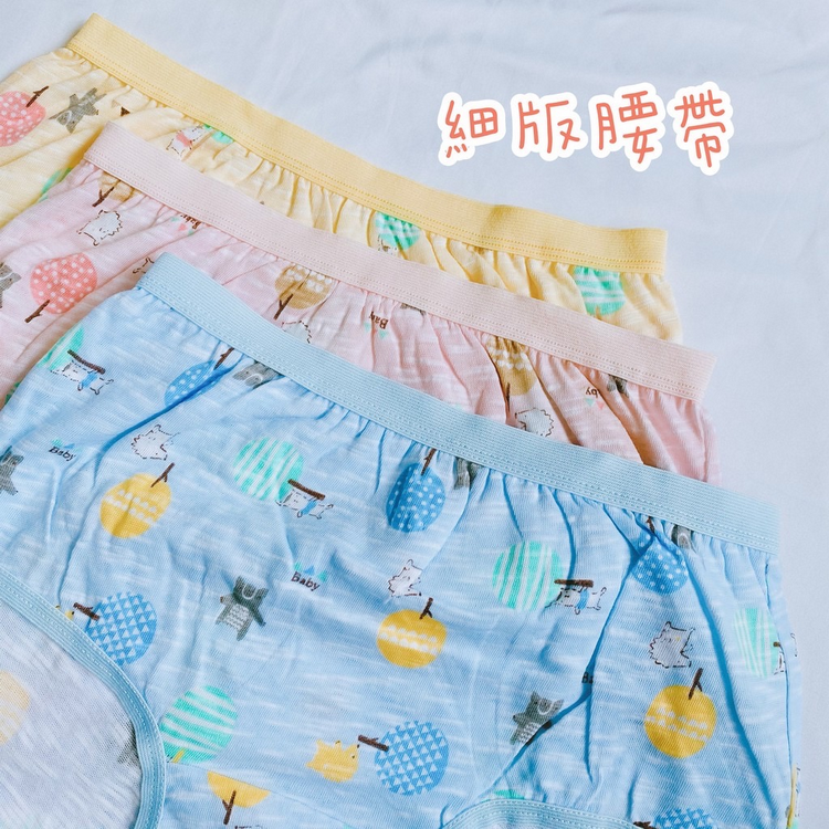 一王美 💈  中大女童 三角褲 繽紛森林動物 國小 內褲 純棉 安全 舒適 3258 台灣製-細節圖7