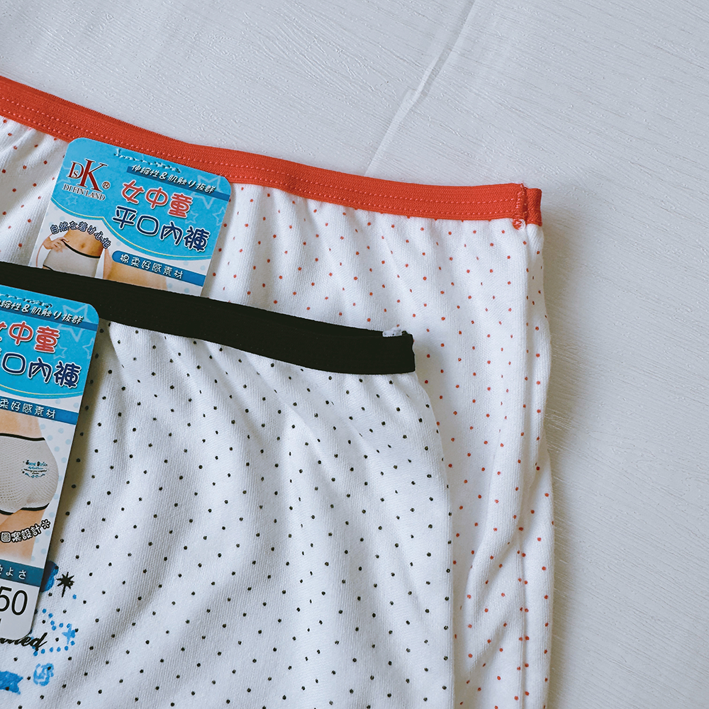 一王美 💈  可愛點點 女童 四角褲 女童內褲 小女內褲 小學內褲 小女四角褲 兒童內褲 台灣製 3602-細節圖4