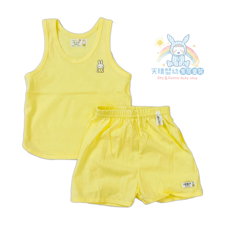 小乙福 💛 傑比兔 背心 套裝 薄棉 純棉 透氣排汗 台灣製 市場熱銷 161-規格圖7