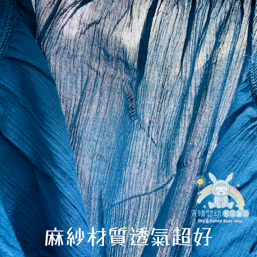 童馨 🔥 麻紗短褲 七分褲 大人款 大童款 麻紗透氣 半長褲 阿公短褲 阿公七分褲 1980-細節圖5