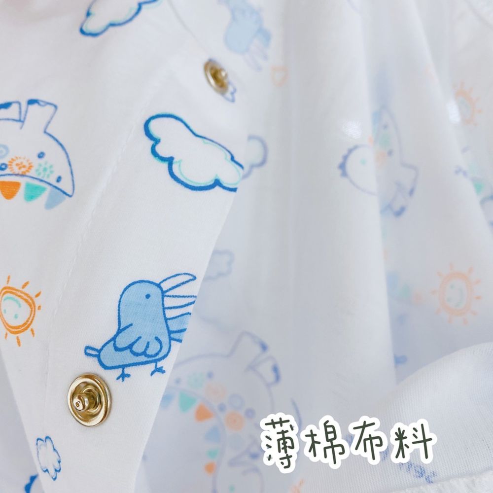 童馨 👶 薄棉 純棉長袍 連身衣 連身衣 新生兒長袍 單長袍 薄棉長袍 薄長袍 台灣製 寶寶長袍 1052-細節圖3