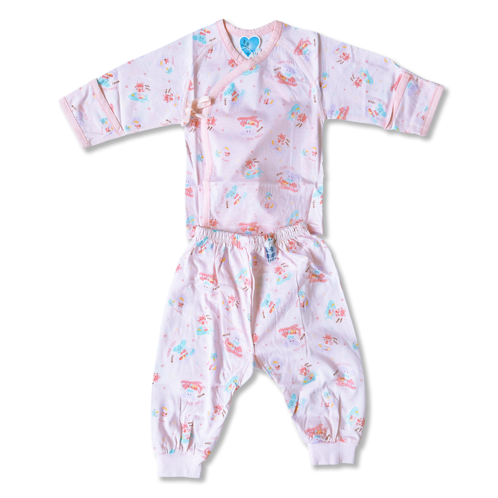 童馨 👶 薄棉肚衣套裝 純棉 綁帶肚衣 純棉肚衣 新生兒肚衣 寶寶肚衣 嬰兒肚衣 台灣製造 1110-細節圖8