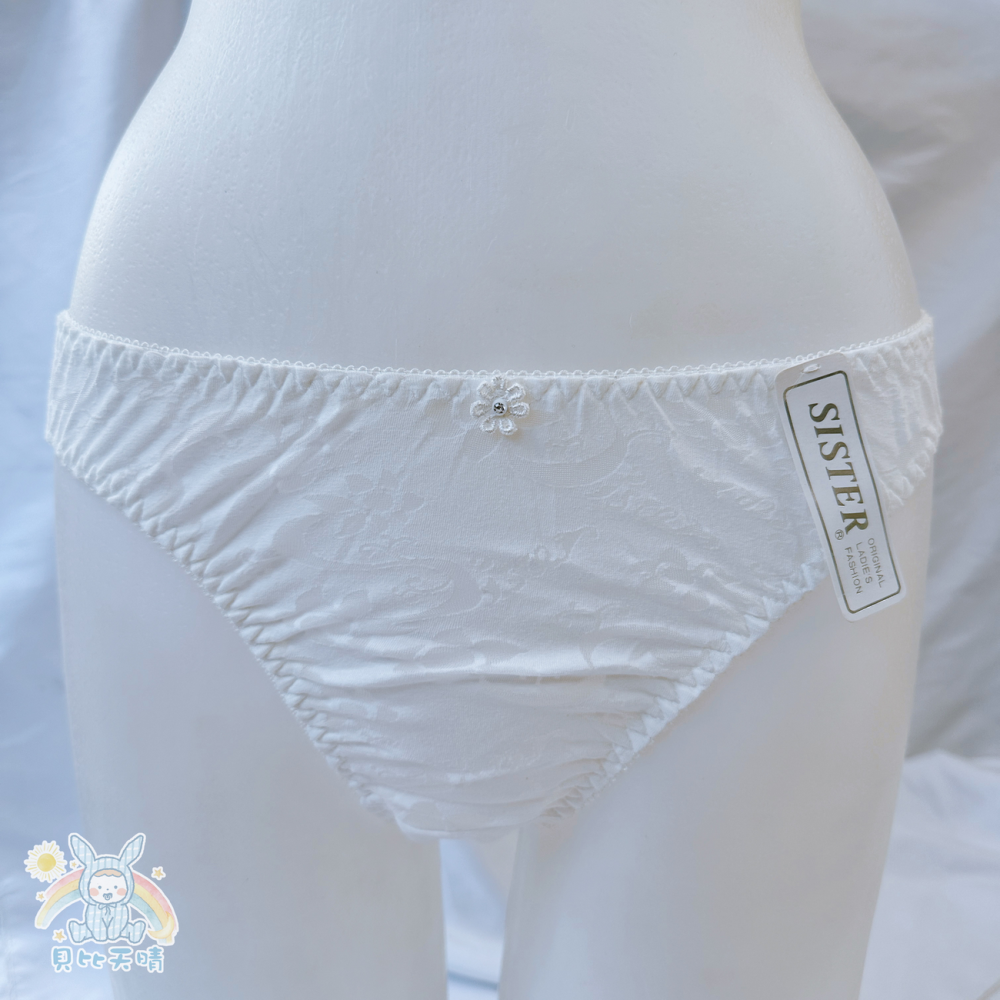 台灣製⭐ 茜施特 SISTER Style 時尚內褲 網紋 舒棉 中低腰 三角褲 孕婦可穿 性感內褲  6622-細節圖11