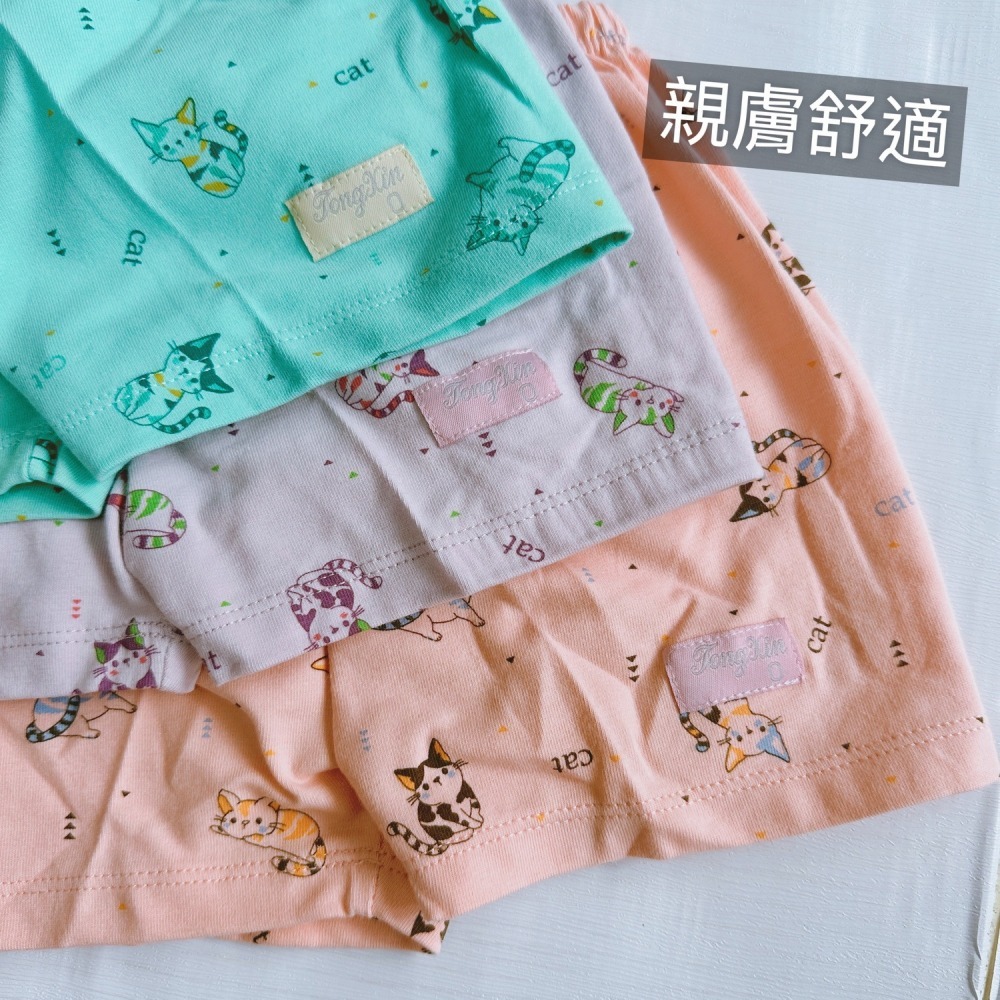 童馨 👶 純棉短褲 兒童短褲 男童短褲 女童短褲 寶寶短褲 幼童短褲 小孩短褲 休閒短褲 貓咪短褲 1970-細節圖4