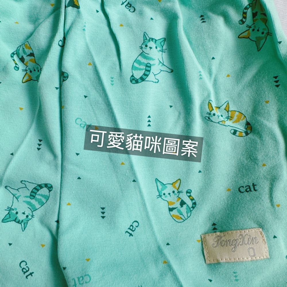 童馨 👶 純棉短褲 兒童短褲 男童短褲 女童短褲 寶寶短褲 幼童短褲 小孩短褲 休閒短褲 貓咪短褲 1970-細節圖5