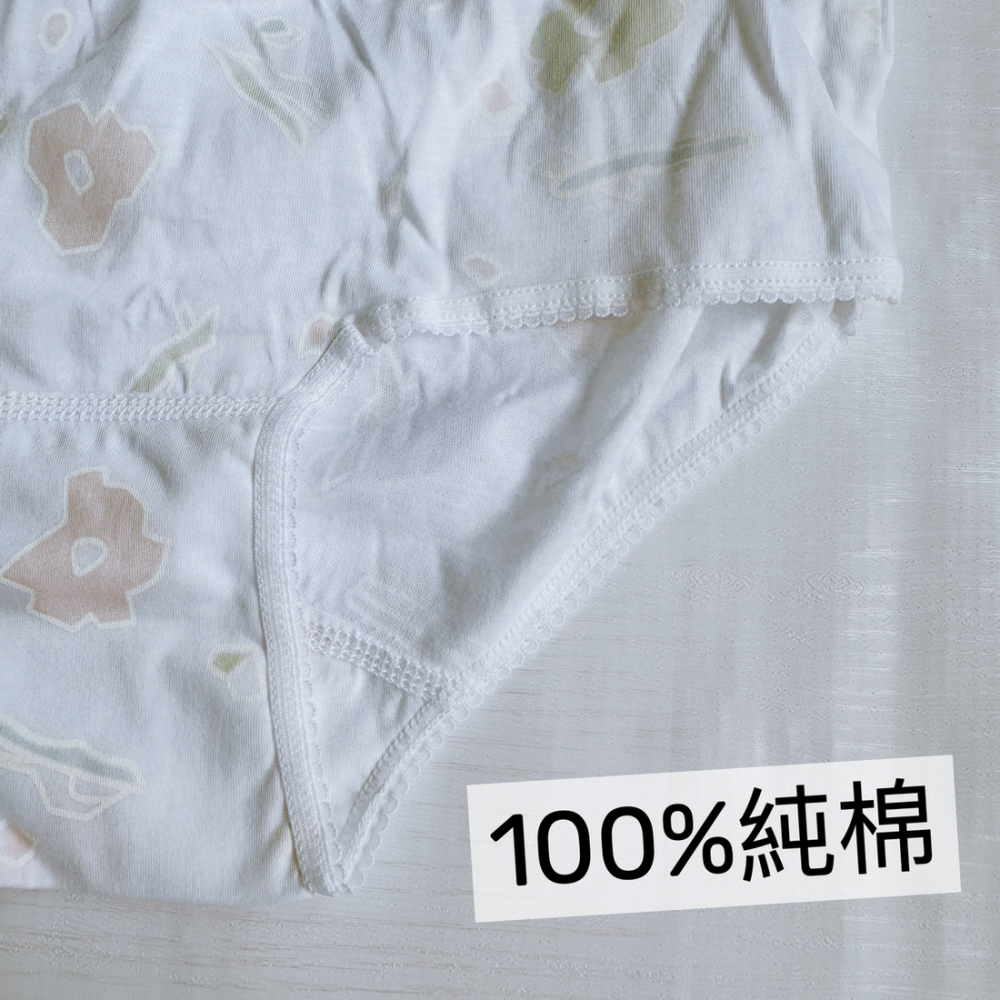 雙園 100%棉 純棉內褲 女高腰內褲 三角褲 阿嬤內褲 大媽內褲 小媽內褲 全棉純棉 808-細節圖3