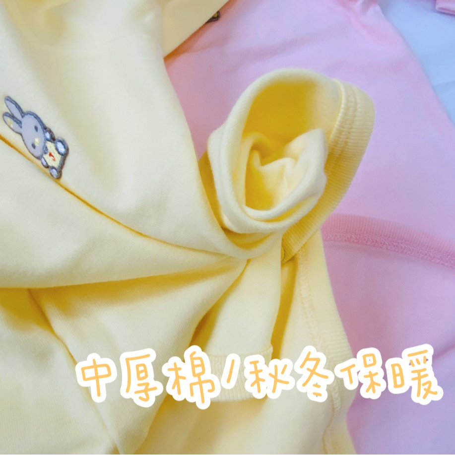 小乙福 💛 傑比兔 中厚棉 包屁衣 寶寶包屁衣 寶寶連身衣 嬰兒包屁衣 嬰兒連身衣 寶寶秋冬 新生兒 611-細節圖6