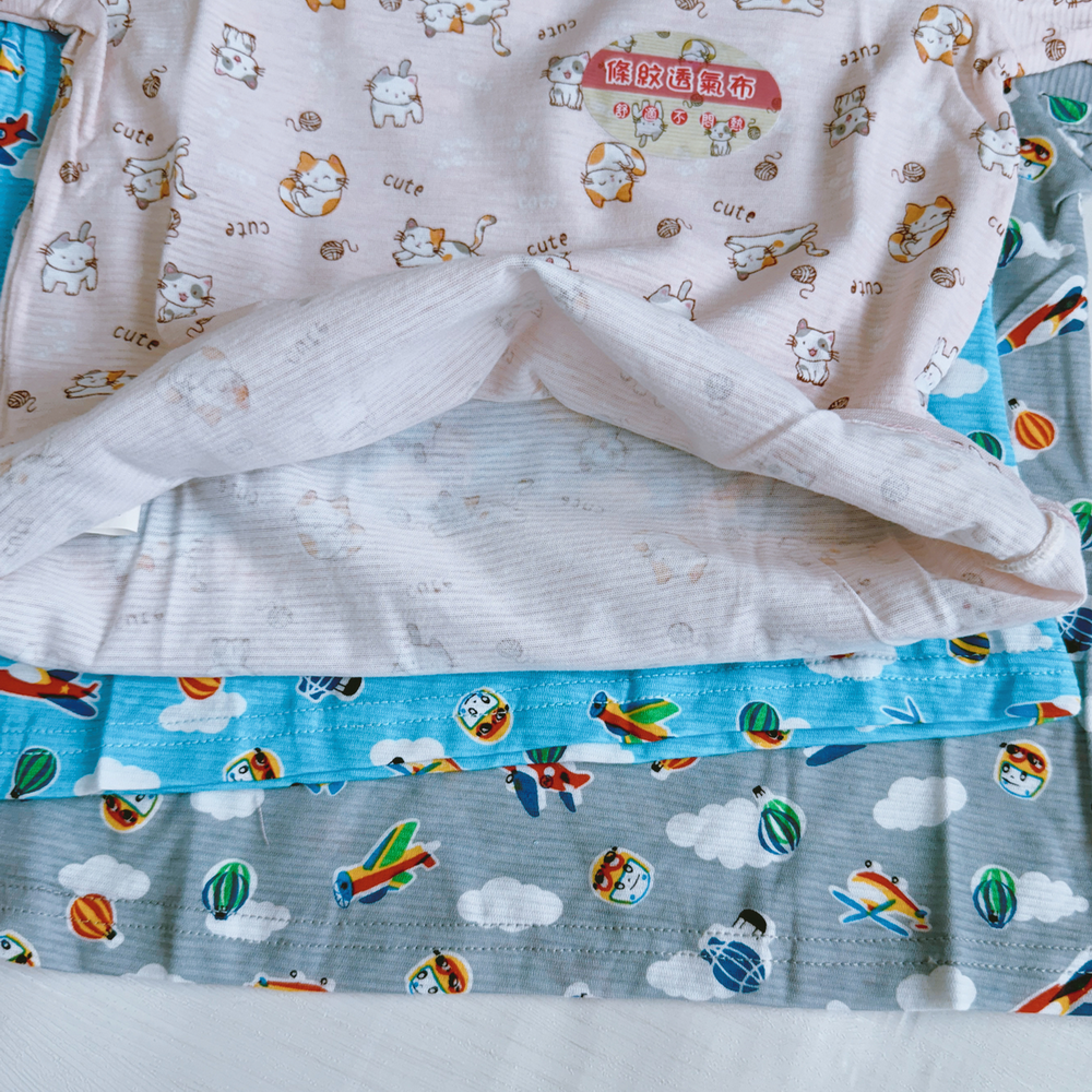 名秀 純棉 短袖套裝 薄棉條紋 舒適柔軟 小孩睡衣 寶寶短袖 兒童短袖 幼童短袖 兒童睡衣 68811 62246-細節圖6