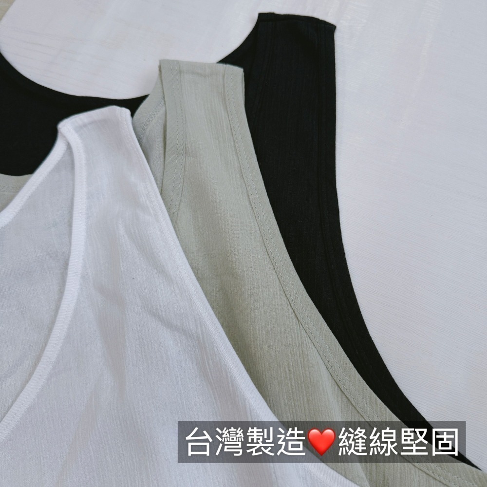 三福 竹紗 大人 背心 汗背 夏天背心 男大背心 麻紗汗背 麻紗背心 764 765-細節圖2
