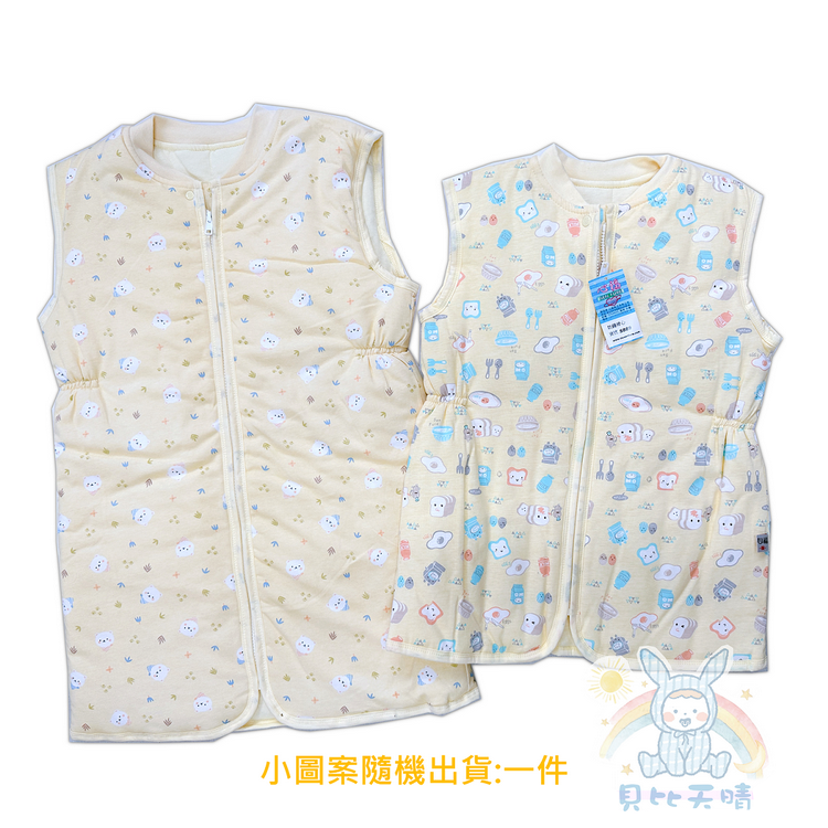 快速出貨❗ 心福 睡袍背心 冬天三層 超暖款 舖棉 防踢背心 防踢被 幼童睡袍 防踢睡袍 寶寶背心 S889-規格圖7