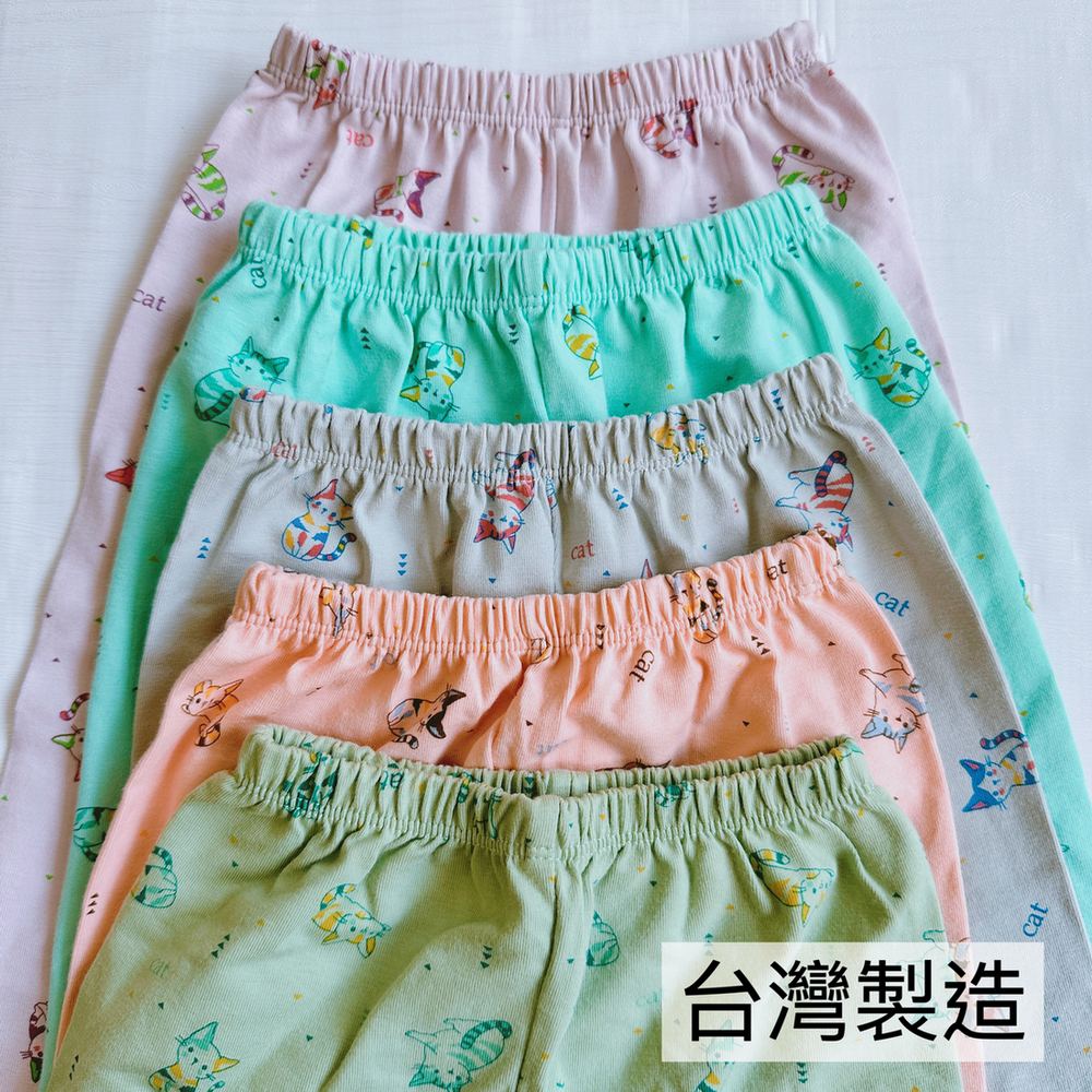 童馨 👶 純棉單層 親膚長褲 幼童長褲 兒童長褲 兒童居家褲 冷氣房 防蚊褲 寶寶長褲 台灣製  貓咪長褲 1209-細節圖4