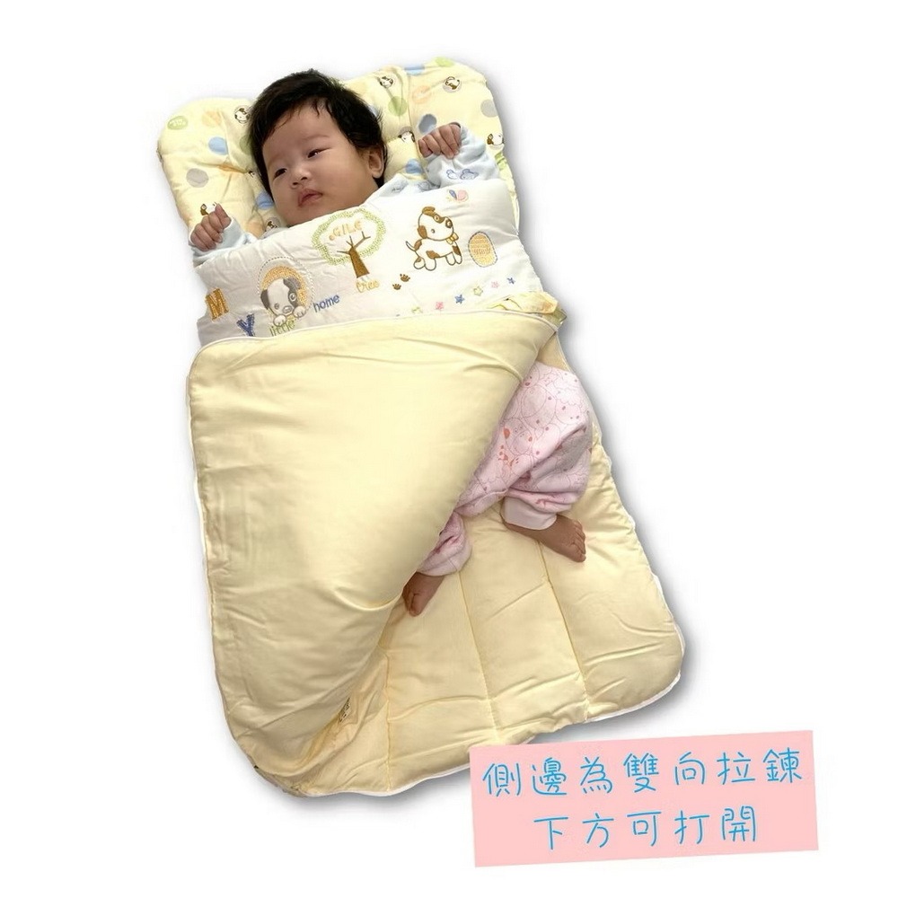 哈哈熊 嬰兒 小抱被 兩用 睡袋 台灣製 寶寶睡袋 嬰兒床墊 寶寶棉被 926-細節圖3