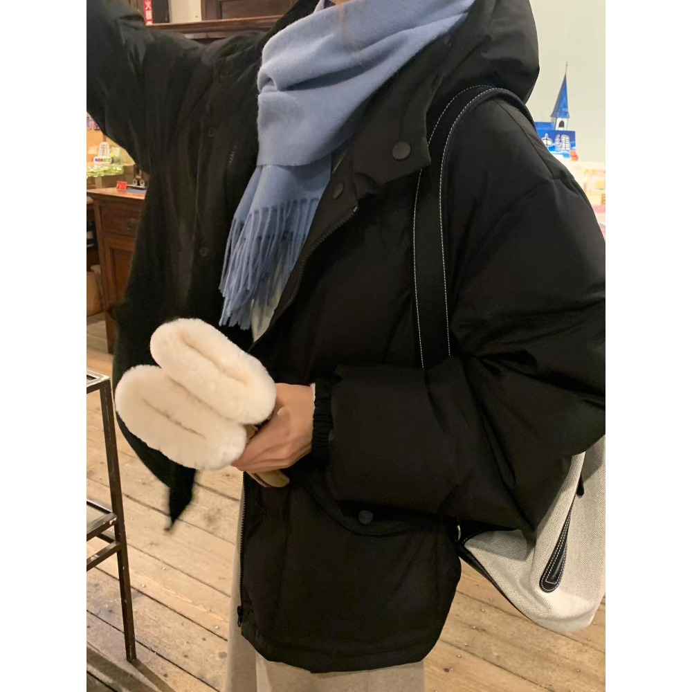 [25F1014]🇰🇷正韓空運(現貨+預購)/韓國東大門APM/秋冬新品/ OUNCE柔軟不扎膚素色流蘇羊毛圍巾（八色）-規格圖10