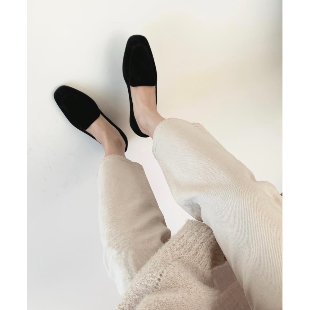 [25F0831]🇰🇷正韓空運(現貨＋預購)/韓國代購/東大門質感配件/復古真皮麂皮樂福鞋(三色)-規格圖9