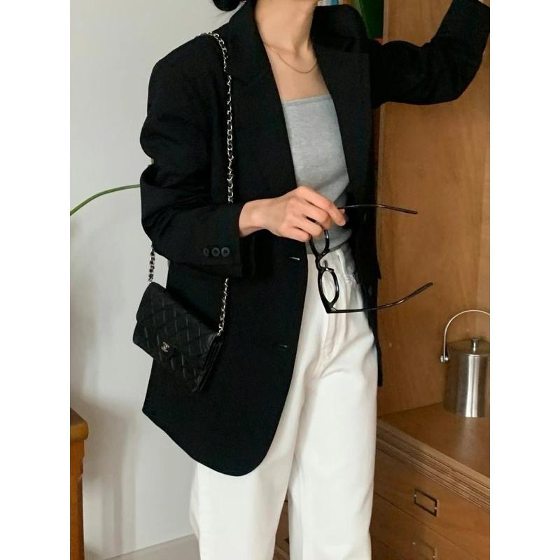 [25F0807]🇰🇷正韓空運(最後現貨)/韓國代購/東大門/韓國直送/經典不敗西裝外套 版型極優-細節圖3