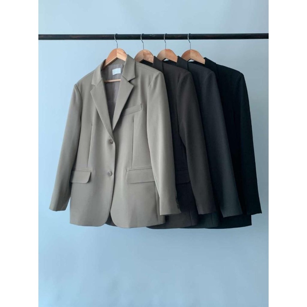 [25F0807]🇰🇷正韓空運(最後現貨)/韓國代購/東大門/韓國直送/經典不敗西裝外套 版型極優-細節圖9