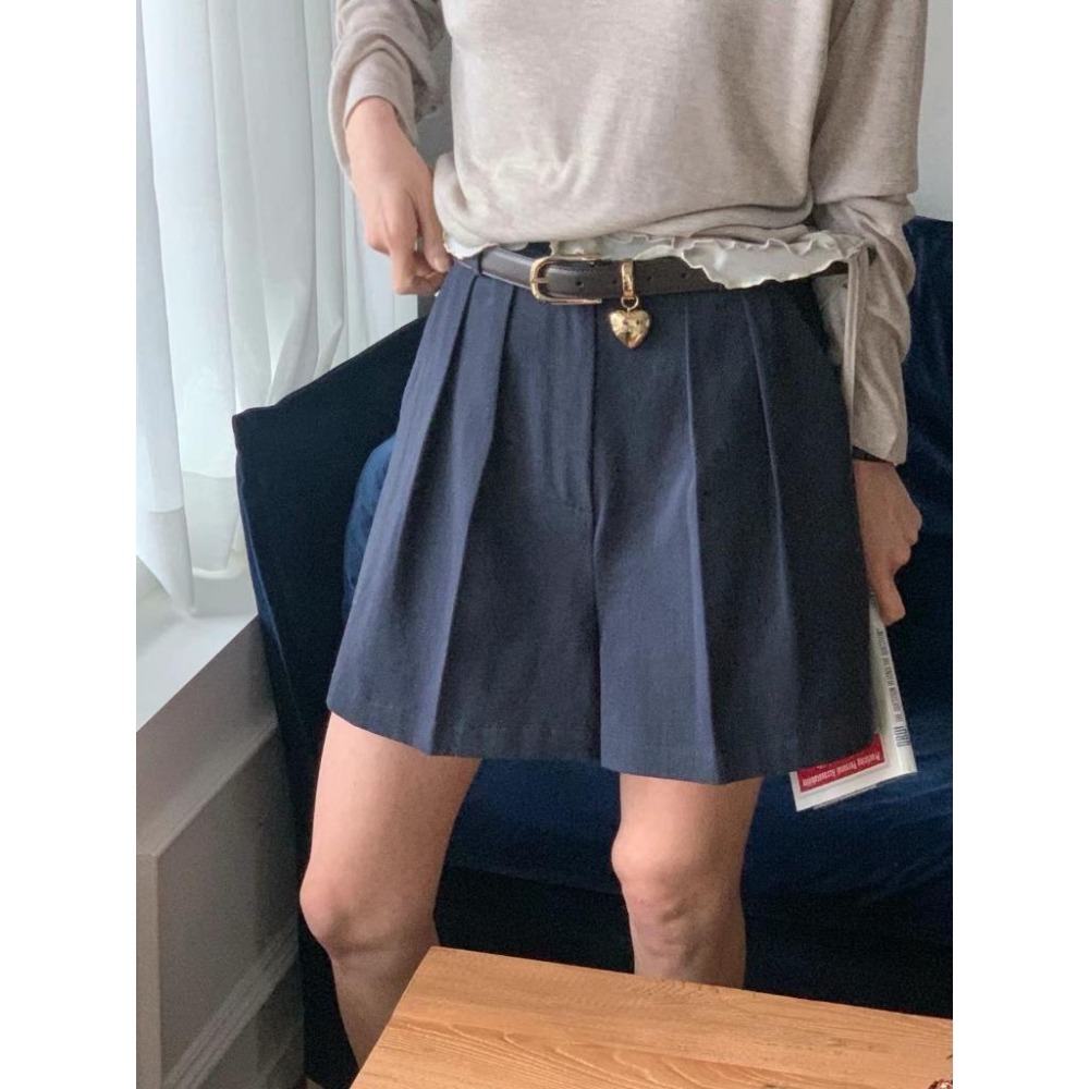 [24S0506]🇰🇷正韓空運(預購)/韓國代購/春夏新品/復古愛心吊墜牛皮皮帶(兩色)-細節圖4