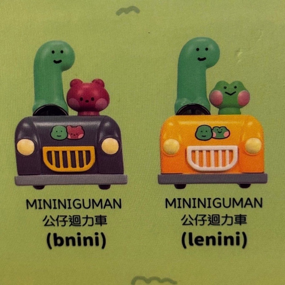 全新 MININIGUMAN 公仔迴力車/不重複-細節圖7