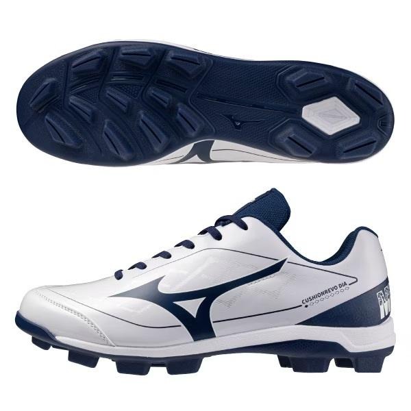 正翰棒壘－－－-Mizuno CUSHIONREVO DIA 棒球 壘球 成人 小孩 棒壘 膠釘鞋 (寬楦)-細節圖3