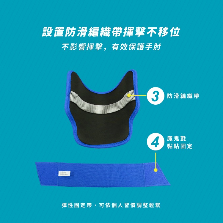 正翰棒壘－－－-Greaten 極騰 棒壘球打擊短護肘 (兩色)-細節圖3