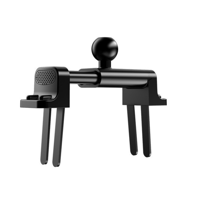 賓士 奔馳 圓形冷氣孔 手機夾底座-細節圖2