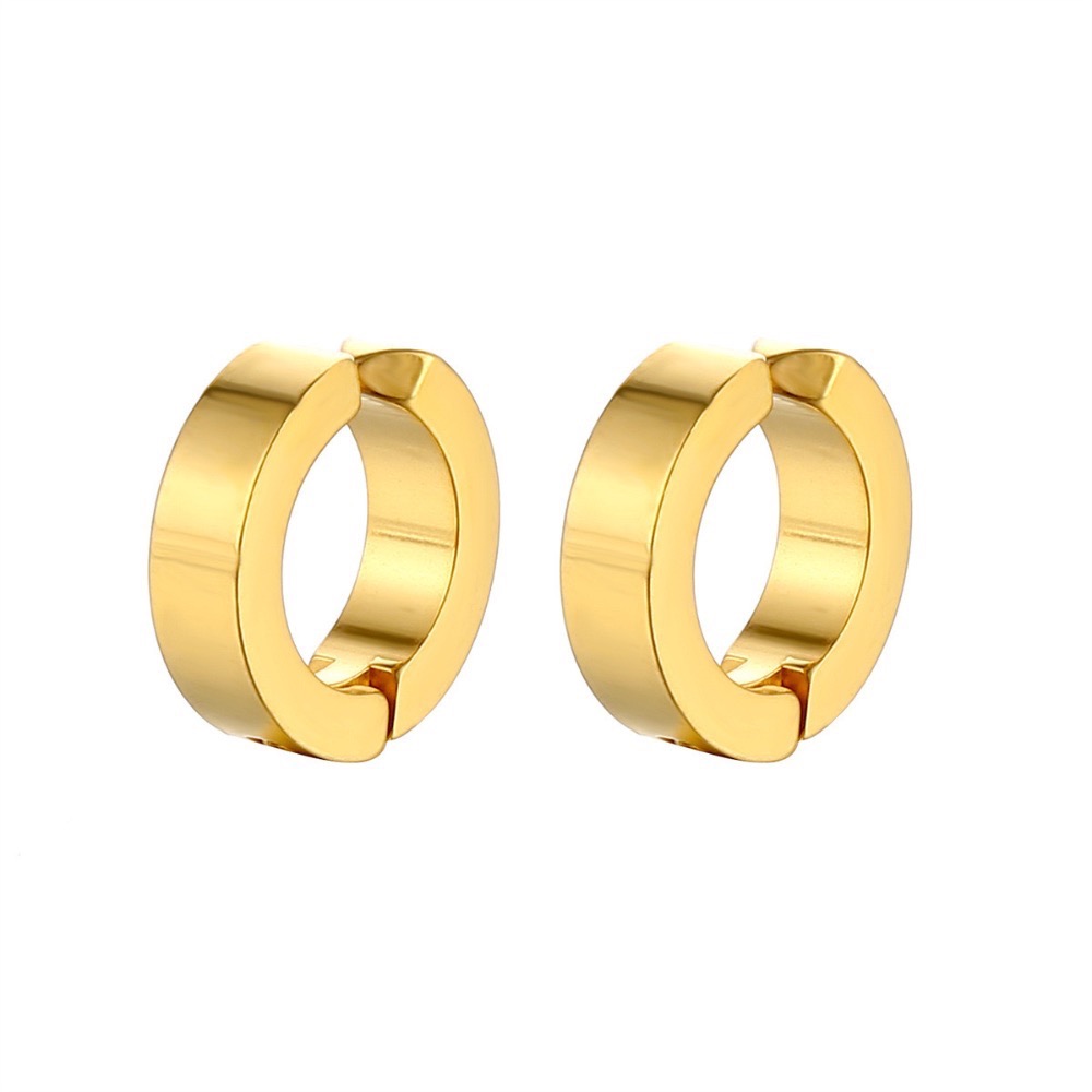 夾式耳環 免打耳洞 免打洞 不會破財 夾耳環 耳夾 鈦鋼耳環 男性潮流-規格圖11