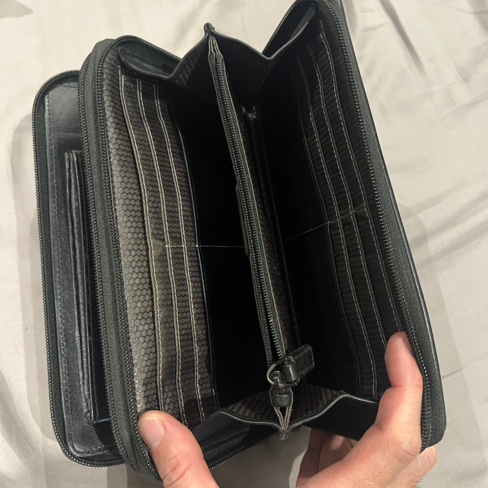 萬寶龍 手拿包Cloth small bag Montblanc Black in Cloth - 43710211-細節圖5