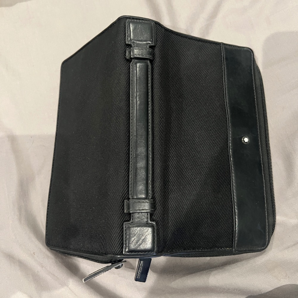 萬寶龍 手拿包Cloth small bag Montblanc Black in Cloth - 43710211-細節圖7
