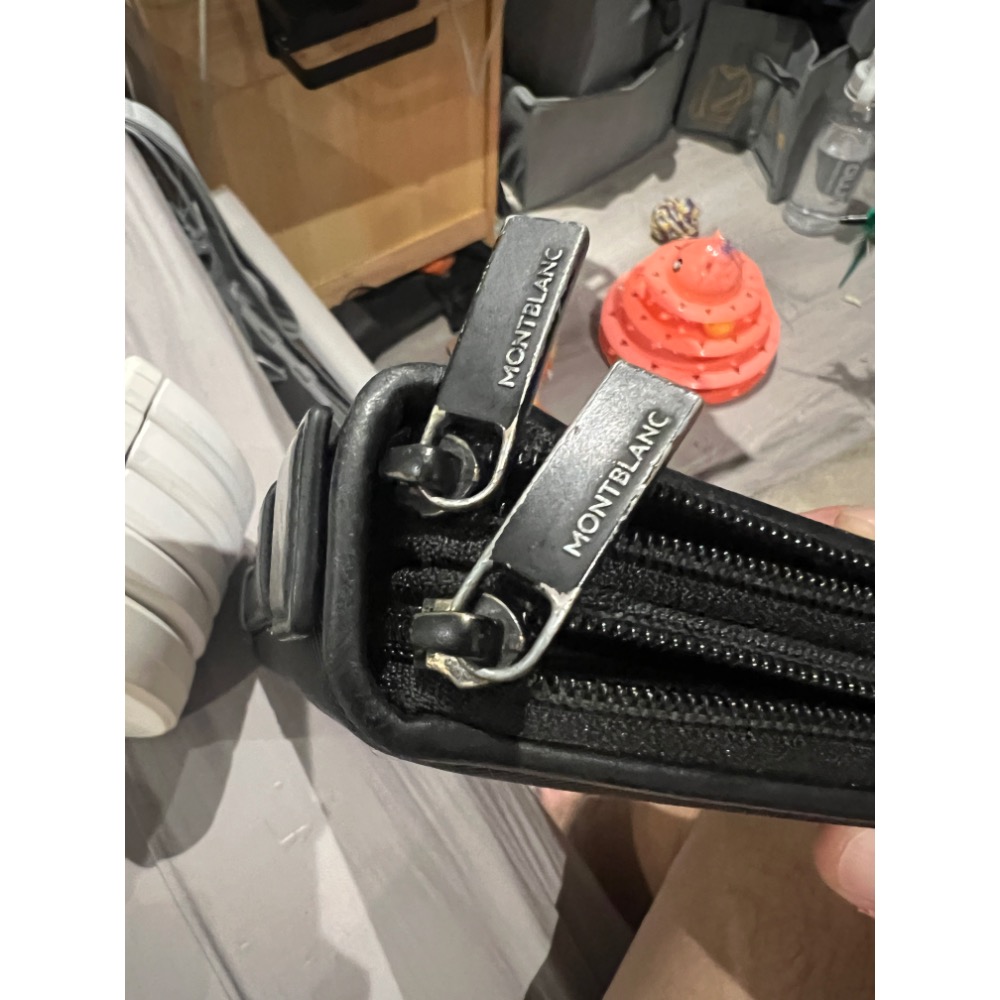 萬寶龍 手拿包Cloth small bag Montblanc Black in Cloth - 43710211-細節圖10