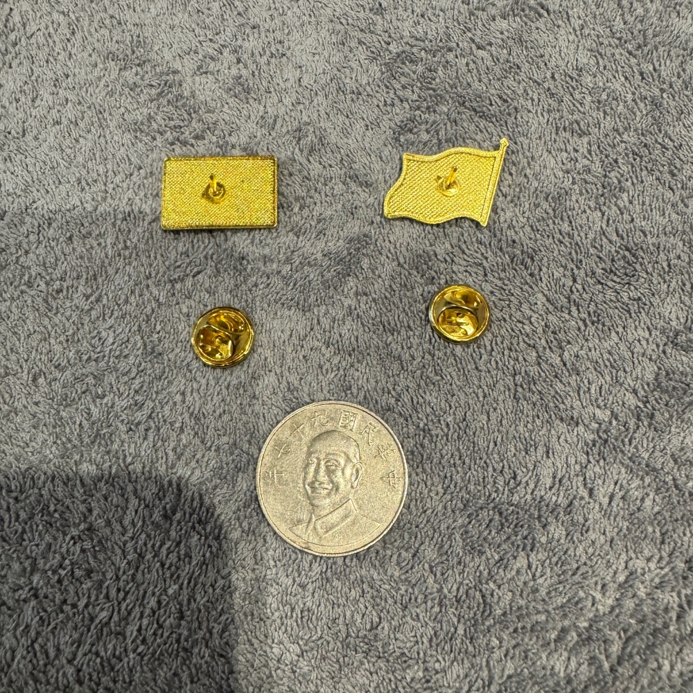 中華民國 國旗徽章 台灣 國家 國慶日 愛國 小徽章 勳章 別針 國旗-細節圖4