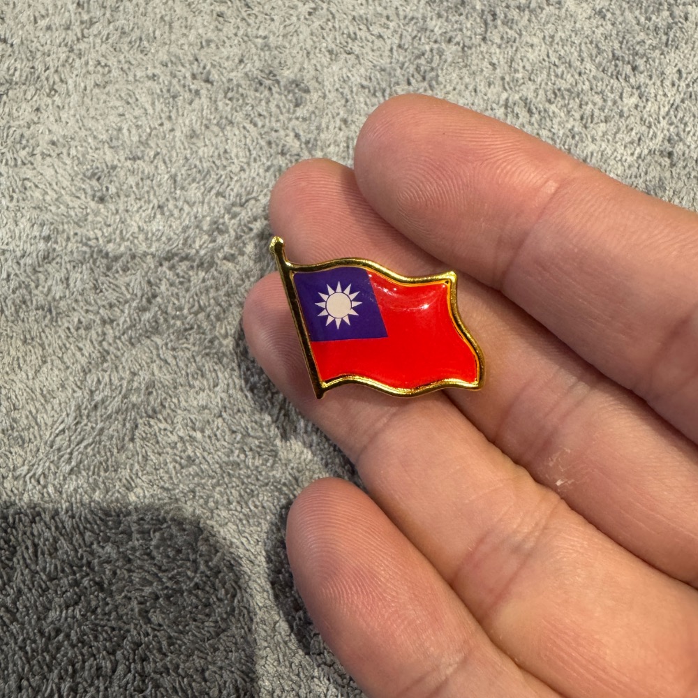 中華民國 國旗徽章 台灣 國家 國慶日 愛國 小徽章 勳章 別針 國旗-規格圖11