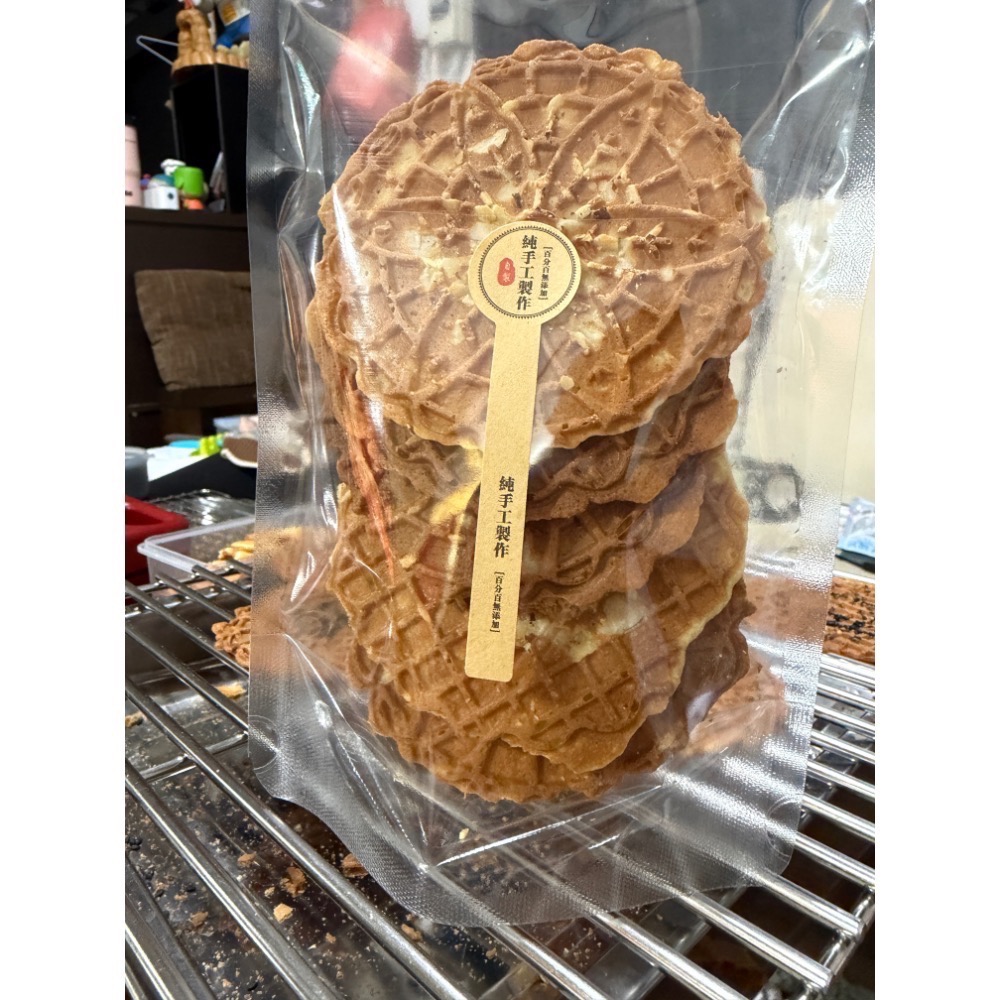 卡古餅 手工餅乾 脆脆餅 花生口味 手工煎餅 煎餅 芝麻 杏仁-細節圖8