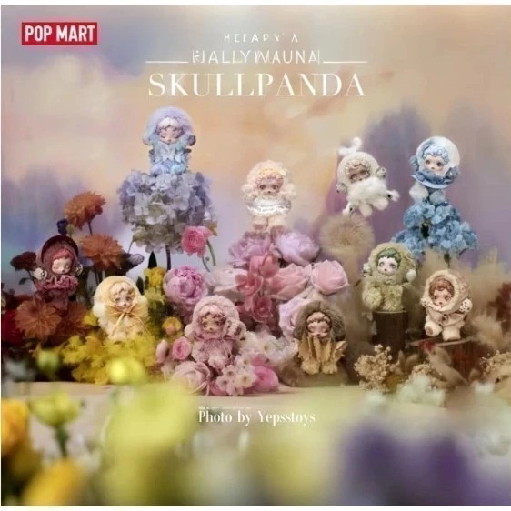 ♋現貨♋全新未拆 單款隨機 盲盒 泡泡瑪特 SKULLPANDA 光織園系 毛絨 公仔 搪膠 SP-細節圖2