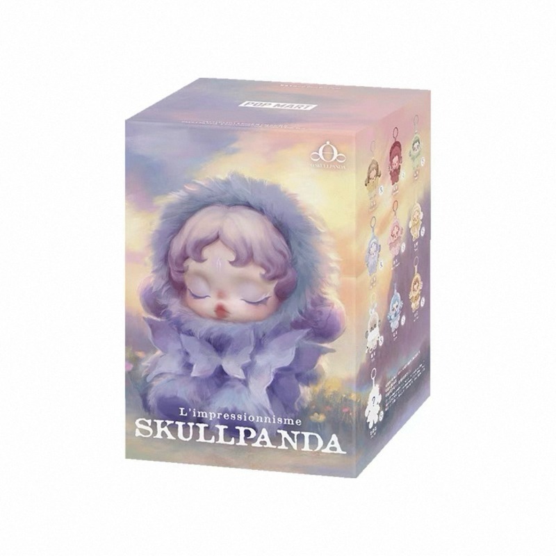 ♋現貨♋全新未拆 單款隨機 盲盒 泡泡瑪特 SKULLPANDA 光織園系 毛絨 公仔 搪膠 SP-細節圖4
