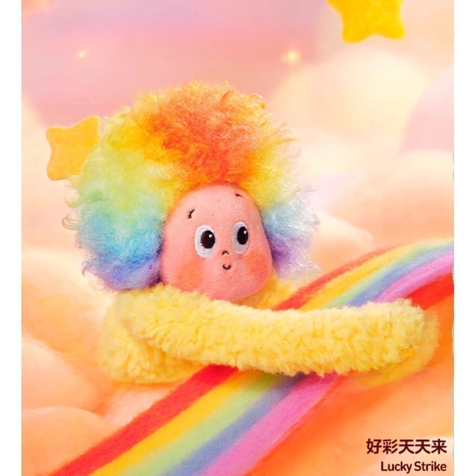 ♋現貨♋全新未拆 正版 單款隨機 盲盒  泡泡瑪特 Twinkle 星星人 好夢氣象局 毛絨 掛件 三代-細節圖6