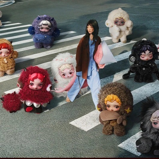 ♋現貨♋全新未拆 保証正版 單款隨機盲盒 泡泡瑪特 SKULLPANDA 不眠劇場 SP 搪膠 吊飾-細節圖3