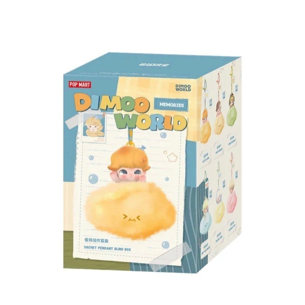 ♋現貨♋全新未拆 正品 一POP MART 泡泡瑪特 DIMOO 限定時光 香氛掛件 盲盒 潮流-規格圖11