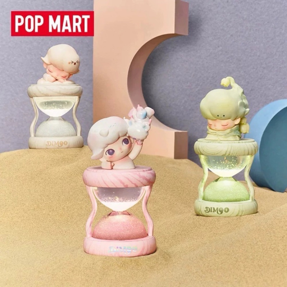 ♋♋全新未拆 正品  POP MART 泡泡瑪特 DIMOO 限定時光系列 發光 沙漏 水晶球-細節圖6
