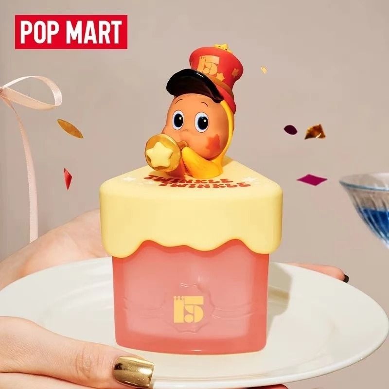 ♋現貨♋全新未拆 正品 一中盒6款 POP MART 泡泡瑪特 慶祝這一刻系列 香薰蠟燭 香氛  哭娃 星星人-細節圖2