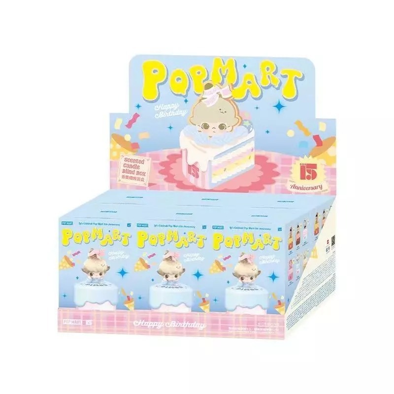 ♋現貨♋全新未拆 正品 一中盒6款 POP MART 泡泡瑪特 慶祝這一刻系列 香薰蠟燭 香氛  哭娃 星星人-細節圖5