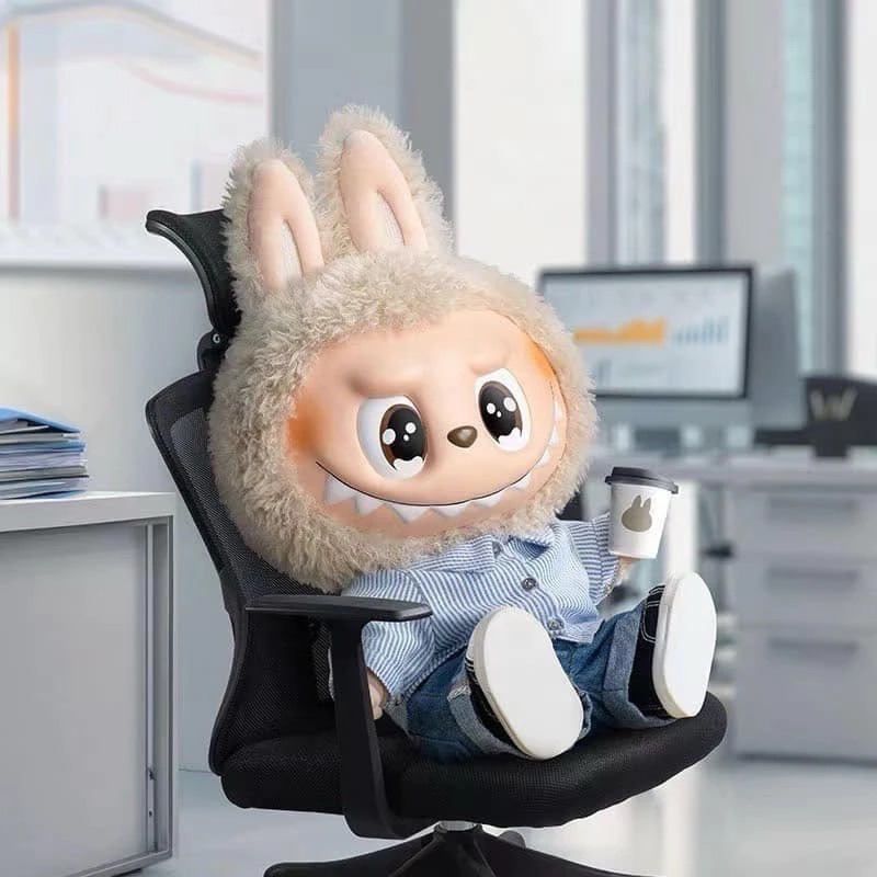 ♋現貨♋全新未拆正品 POP MART 泡泡瑪特 夏日浪 拉布布 LABUBU FLIP WITH ME 搪膠毛絨公仔-細節圖6