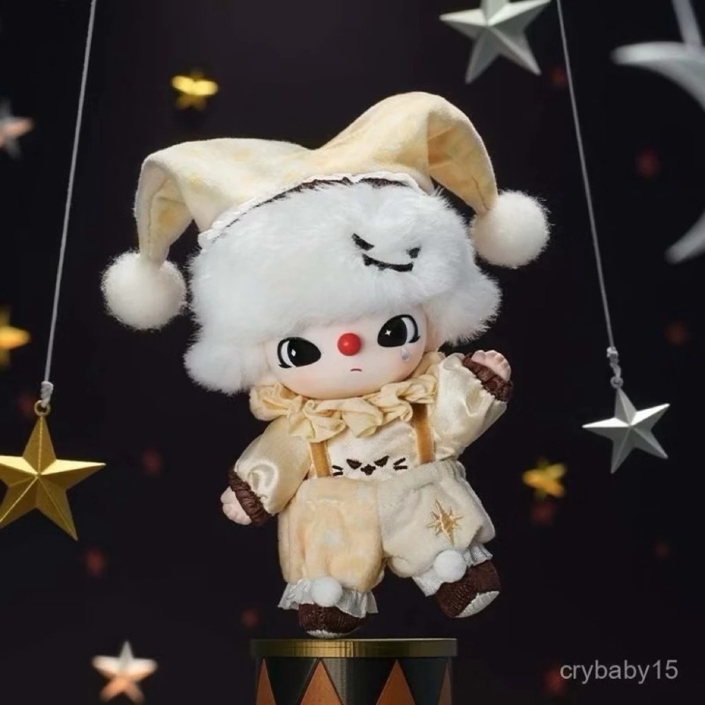 ♋現貨♋全新未拆正品 泡泡瑪特 WHY SO SERIOUS 搪膠 毛絨 掛件 萬聖節 labubu 星星人 哭娃-細節圖7